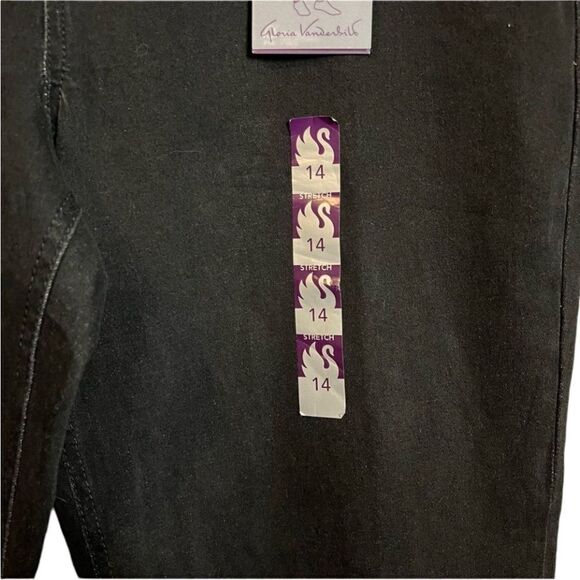 NWT! Gloria Vanderbilt black mid rise skinny jeans - Picture 11 of 12